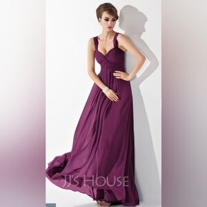 JJs House Elegant Fuscia Pink Evening Gown Empire Waist ~Size 28